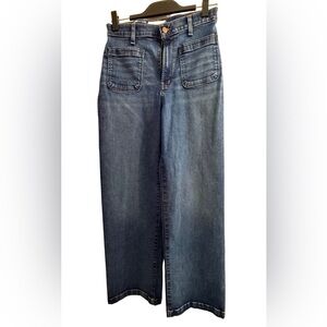 Madewell Emmett Wide Leg Denim Pant Size 28